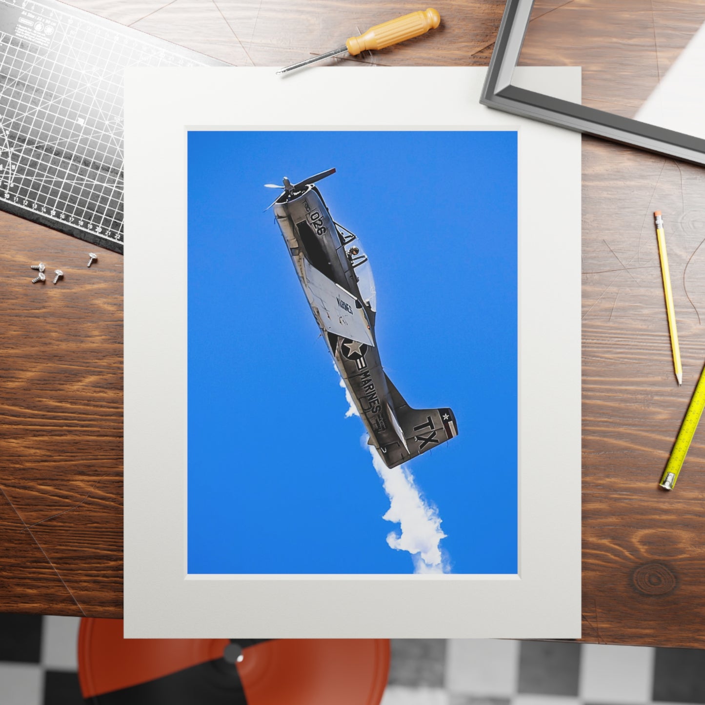 Airshow Fine Art Prints (Passepartout Paper Frame)