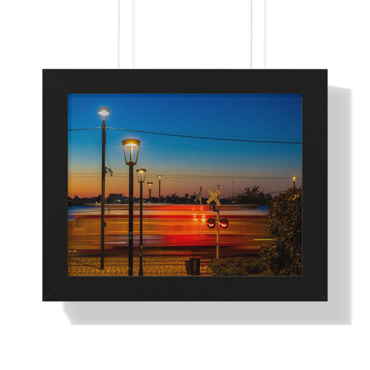 Street Car Framed Horizontal Poster