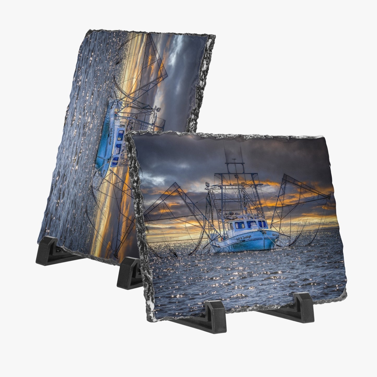 Shrimp Boat Rectangular Photo Slate