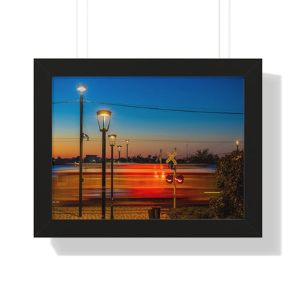 Street Car Framed Horizontal Poster