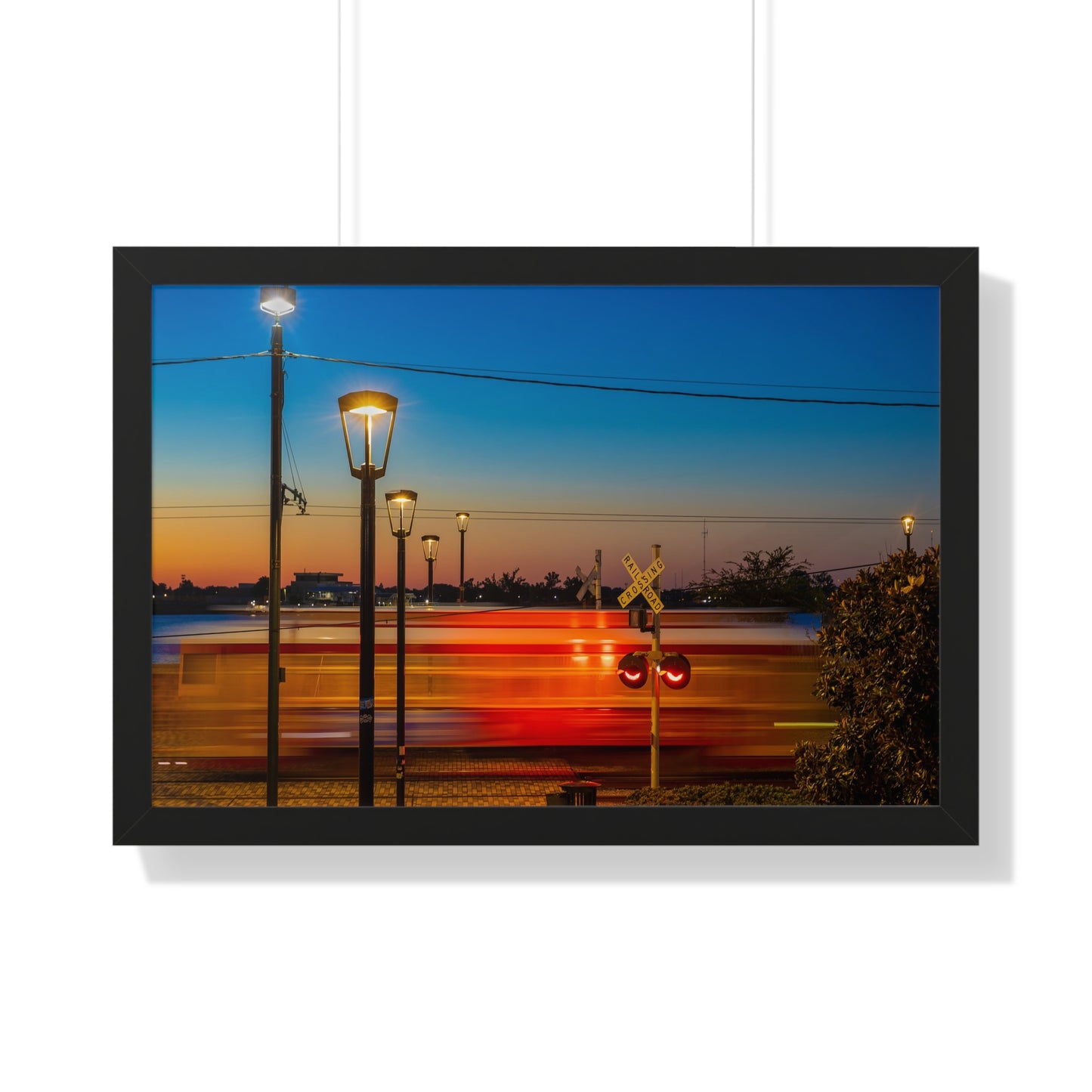 Street Car Framed Horizontal Poster