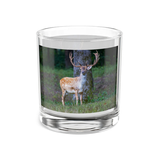 Fallow Deer Rocks Glass, 10oz