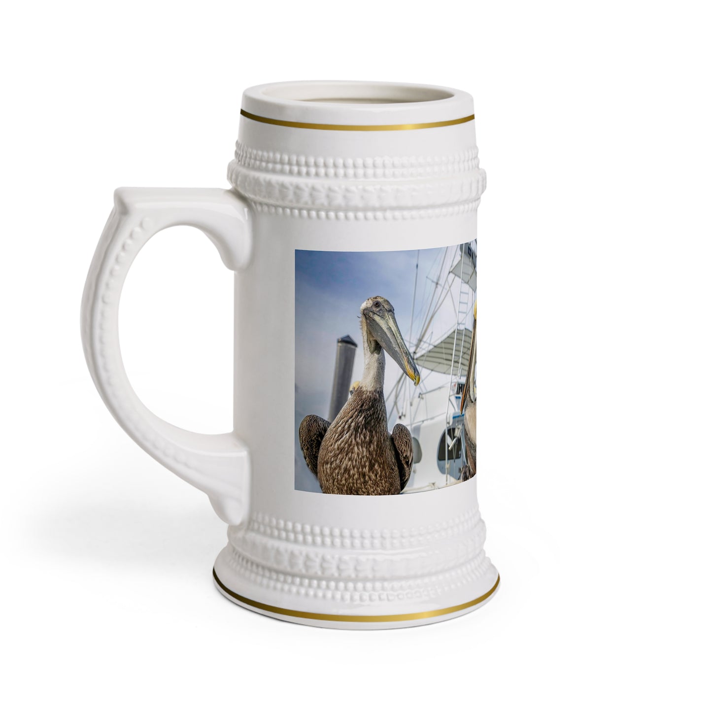 Pelican Beer Stein Mug