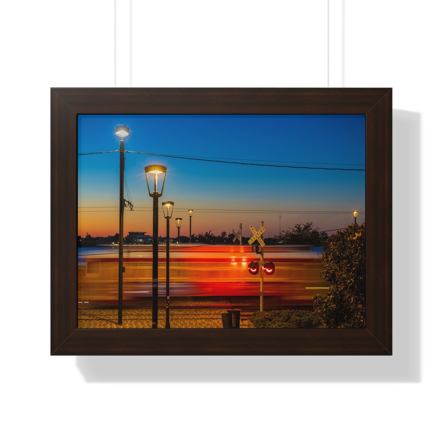 Street Car Framed Horizontal Poster