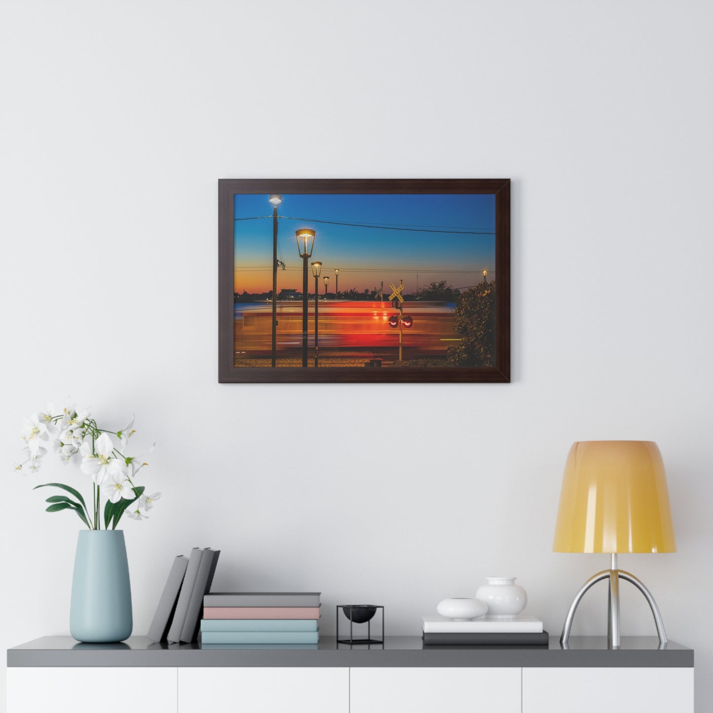 Street Car Framed Horizontal Poster