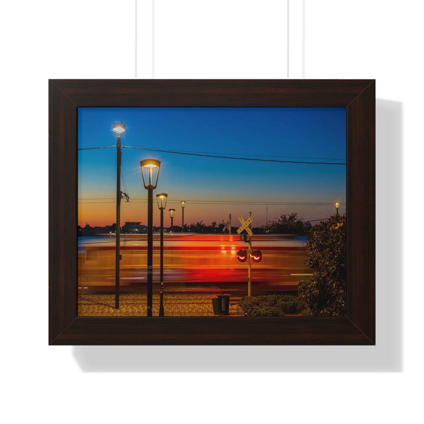 Street Car Framed Horizontal Poster