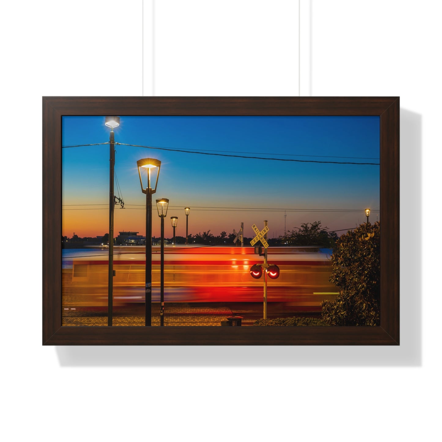 Street Car Framed Horizontal Poster