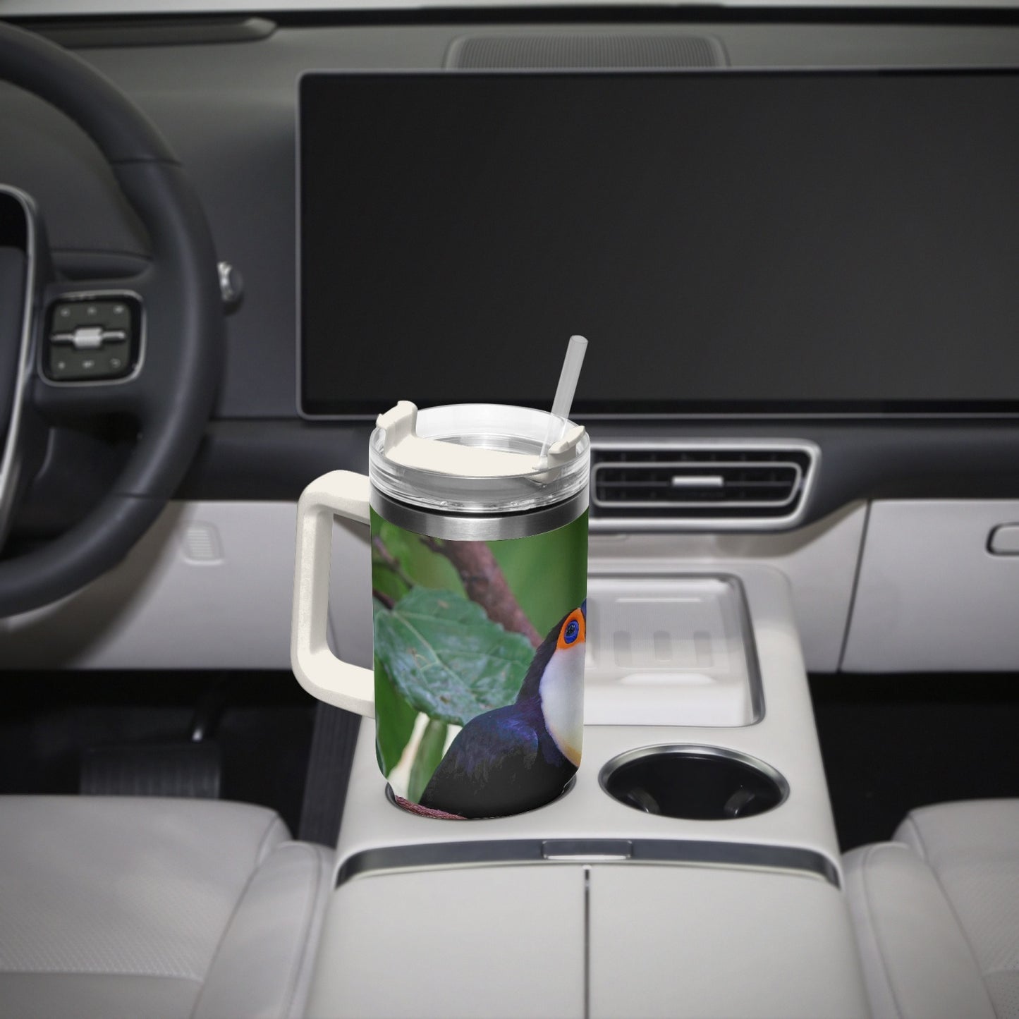 Tucan 40oz Car Tumbler Cup