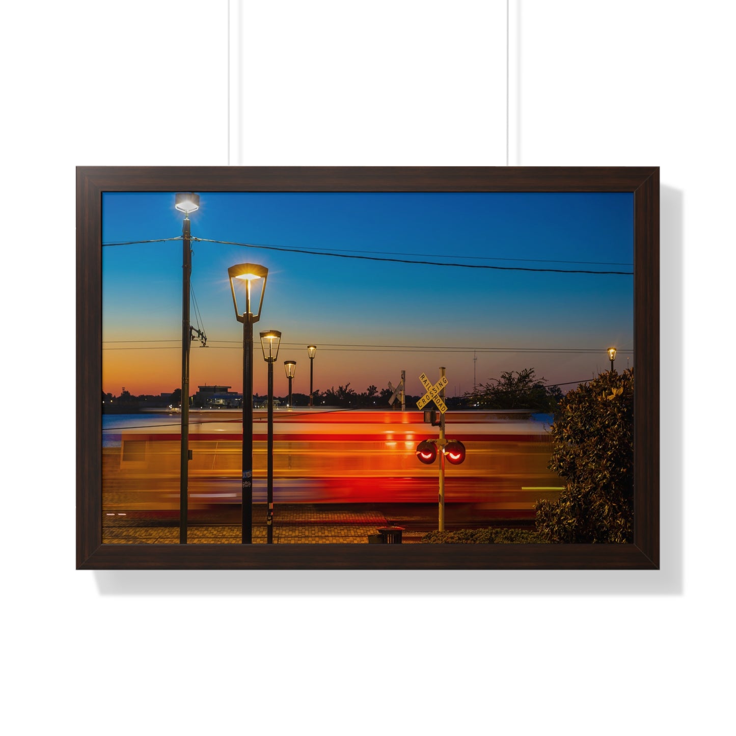 Street Car Framed Horizontal Poster