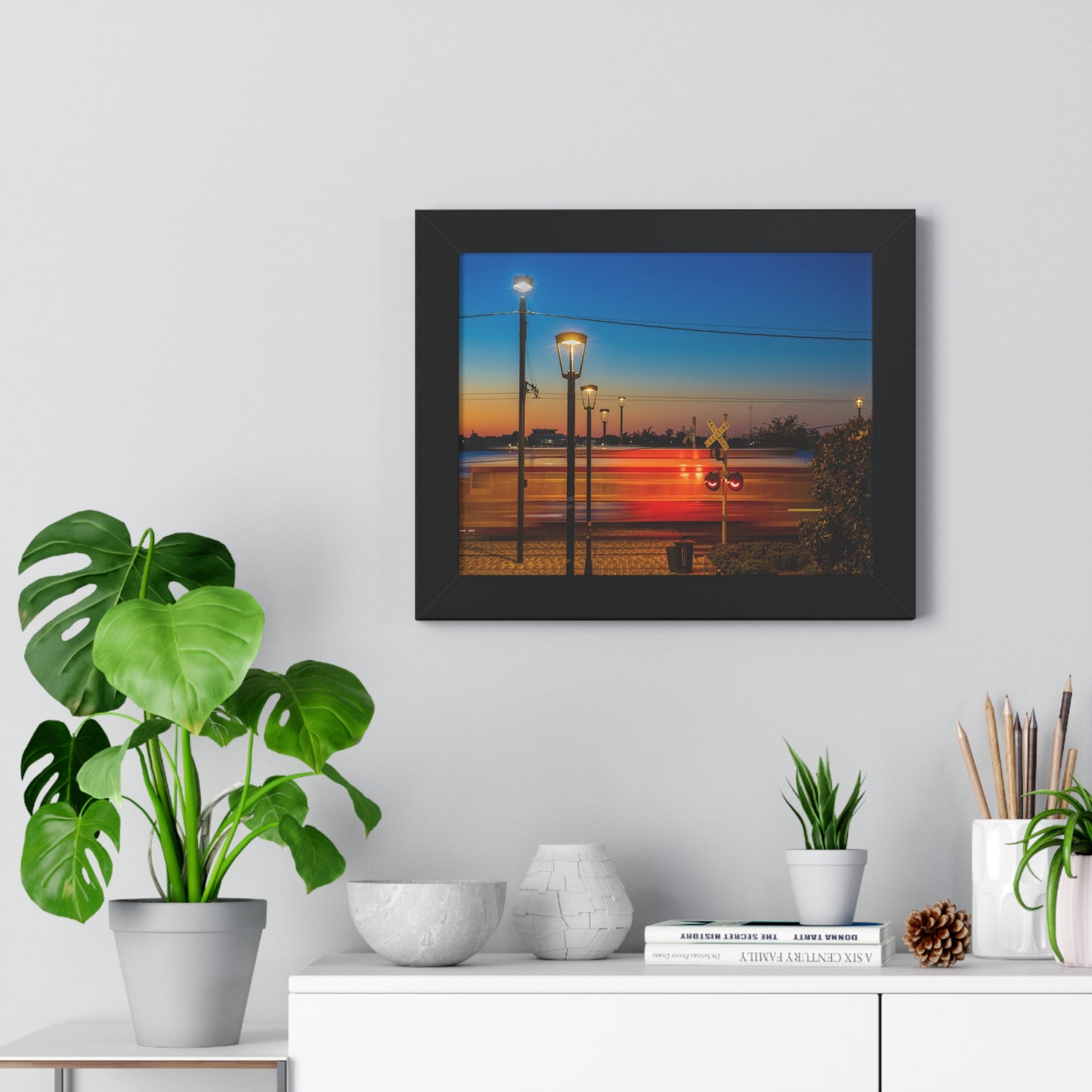 Street Car Framed Horizontal Poster