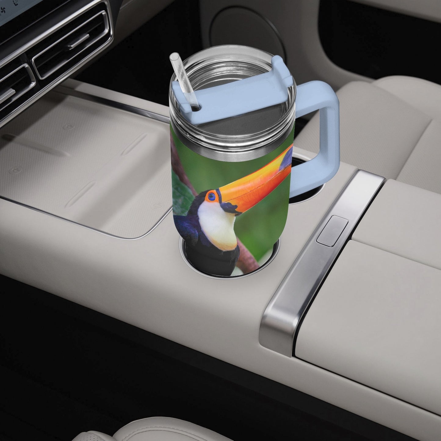 Tucan 40oz Car Tumbler Cup