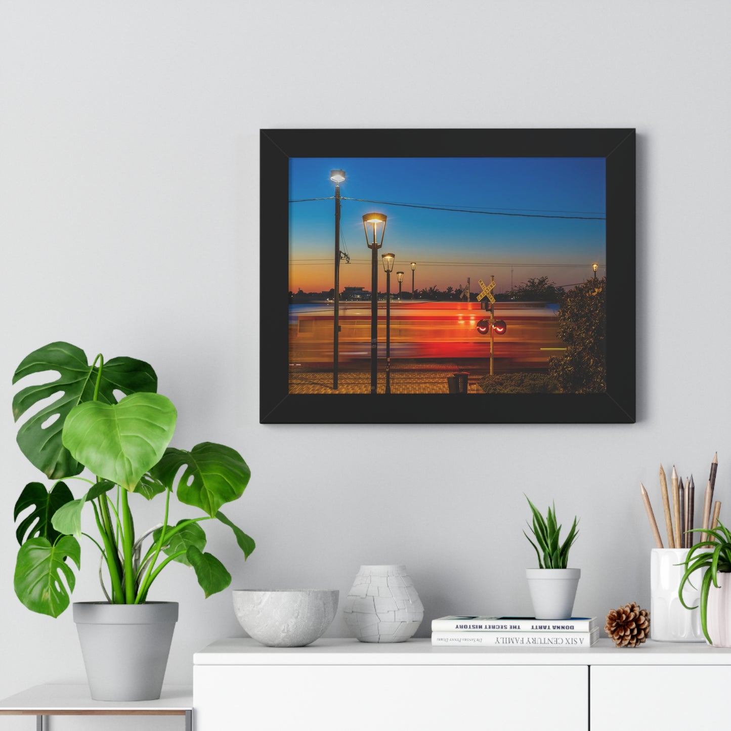 Street Car Framed Horizontal Poster