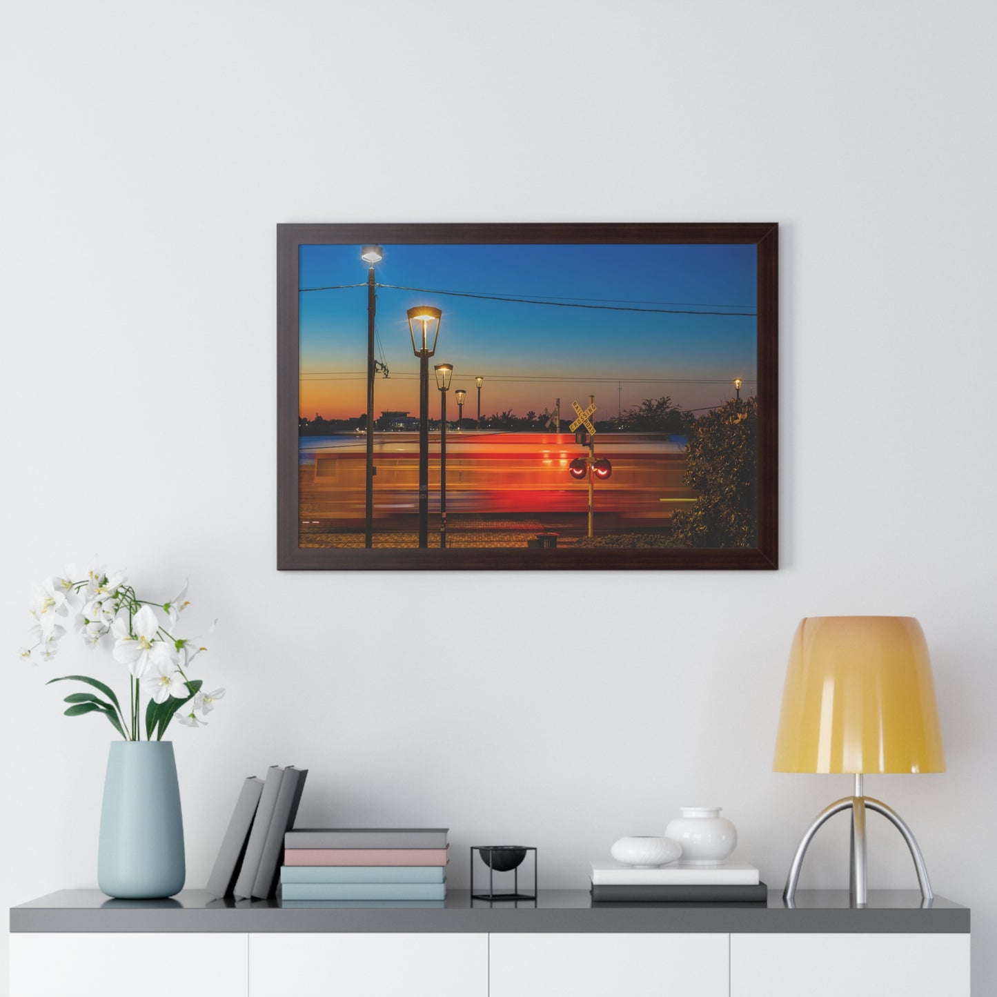 Street Car Framed Horizontal Poster