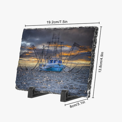 Shrimp Boat Rectangular Photo Slate