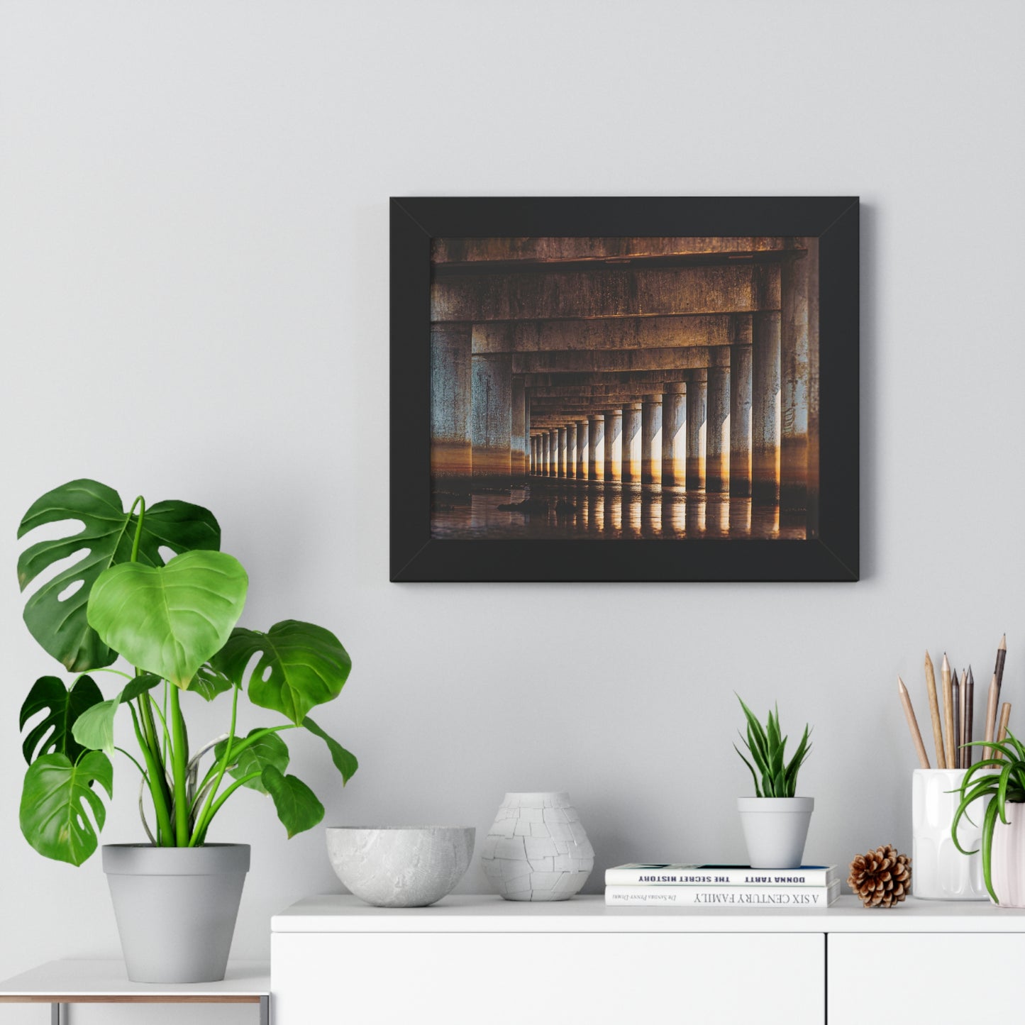 "Under the Bridge" Framed Horizontal Poster