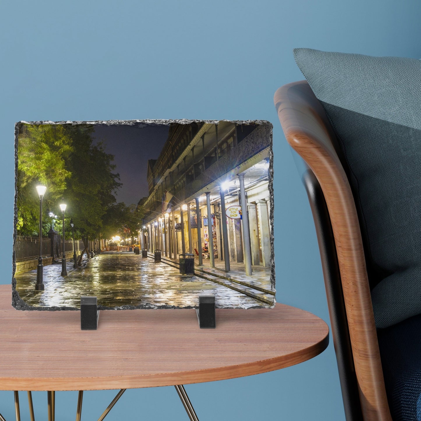 French Quarter Rectangular Photo Slate