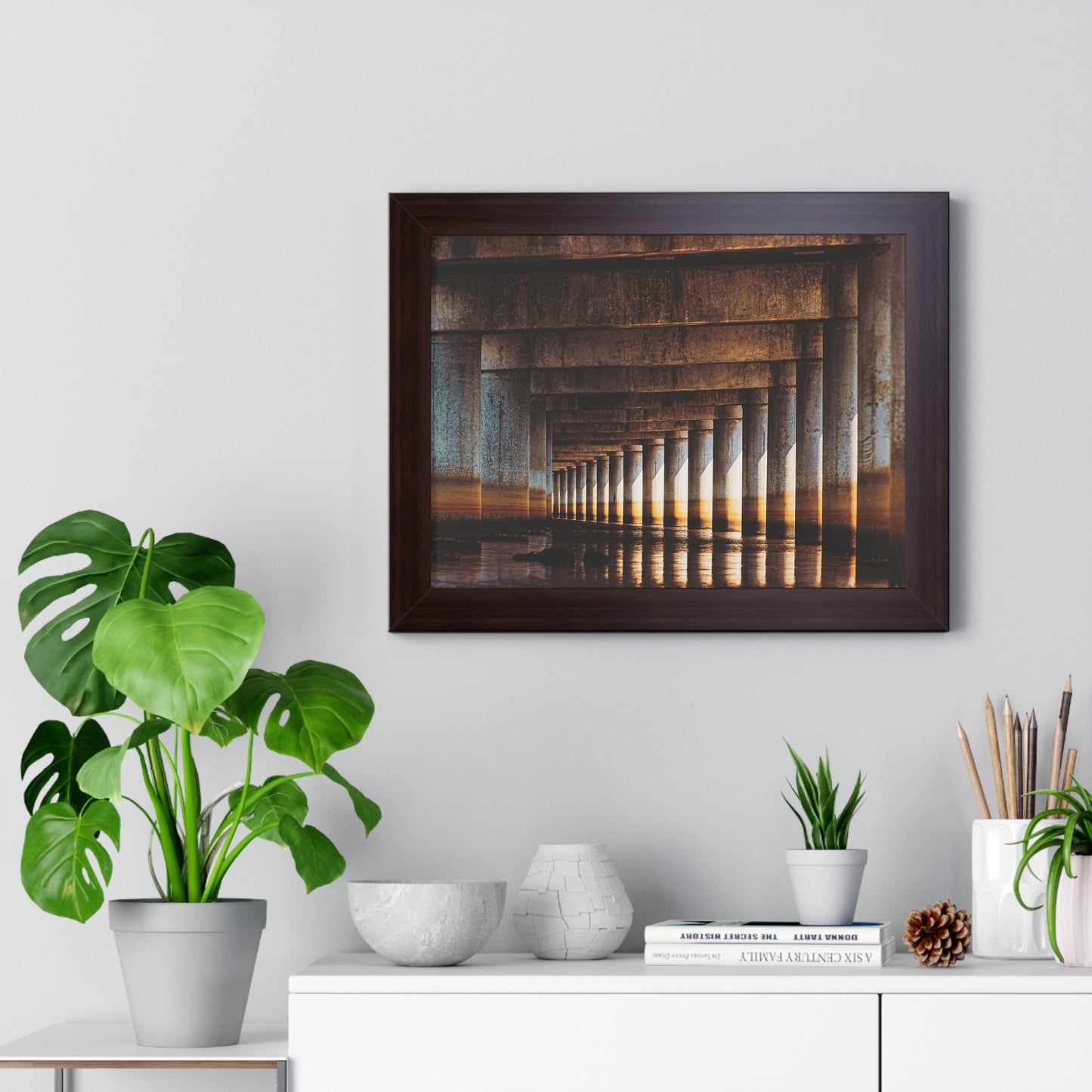 "Under the Bridge" Framed Horizontal Poster