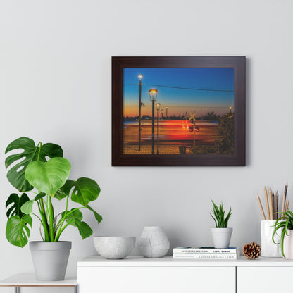 Street Car Framed Horizontal Poster