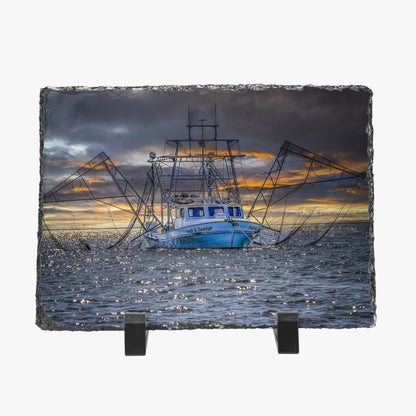 Shrimp Boat Rectangular Photo Slate