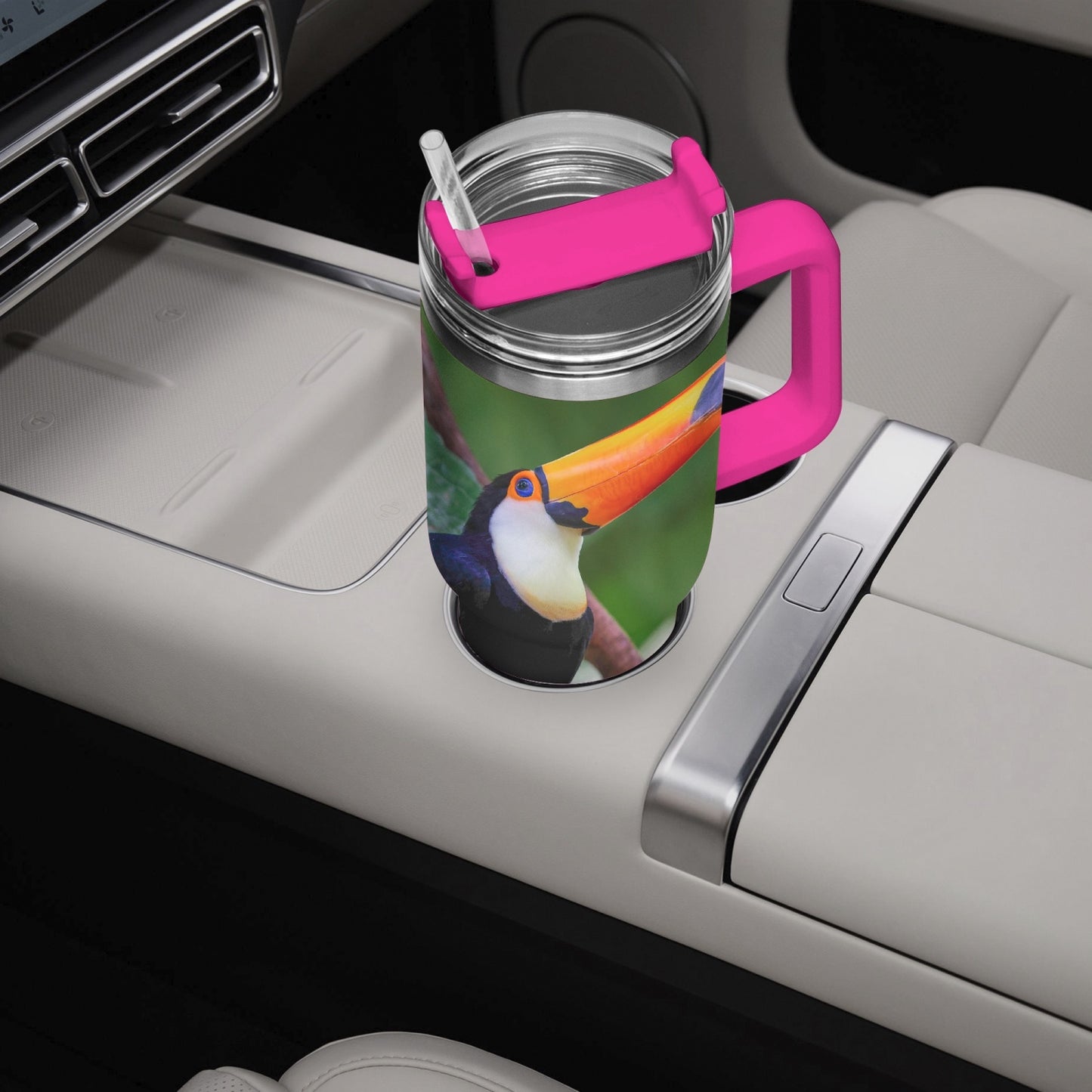 Tucan 40oz Car Tumbler Cup