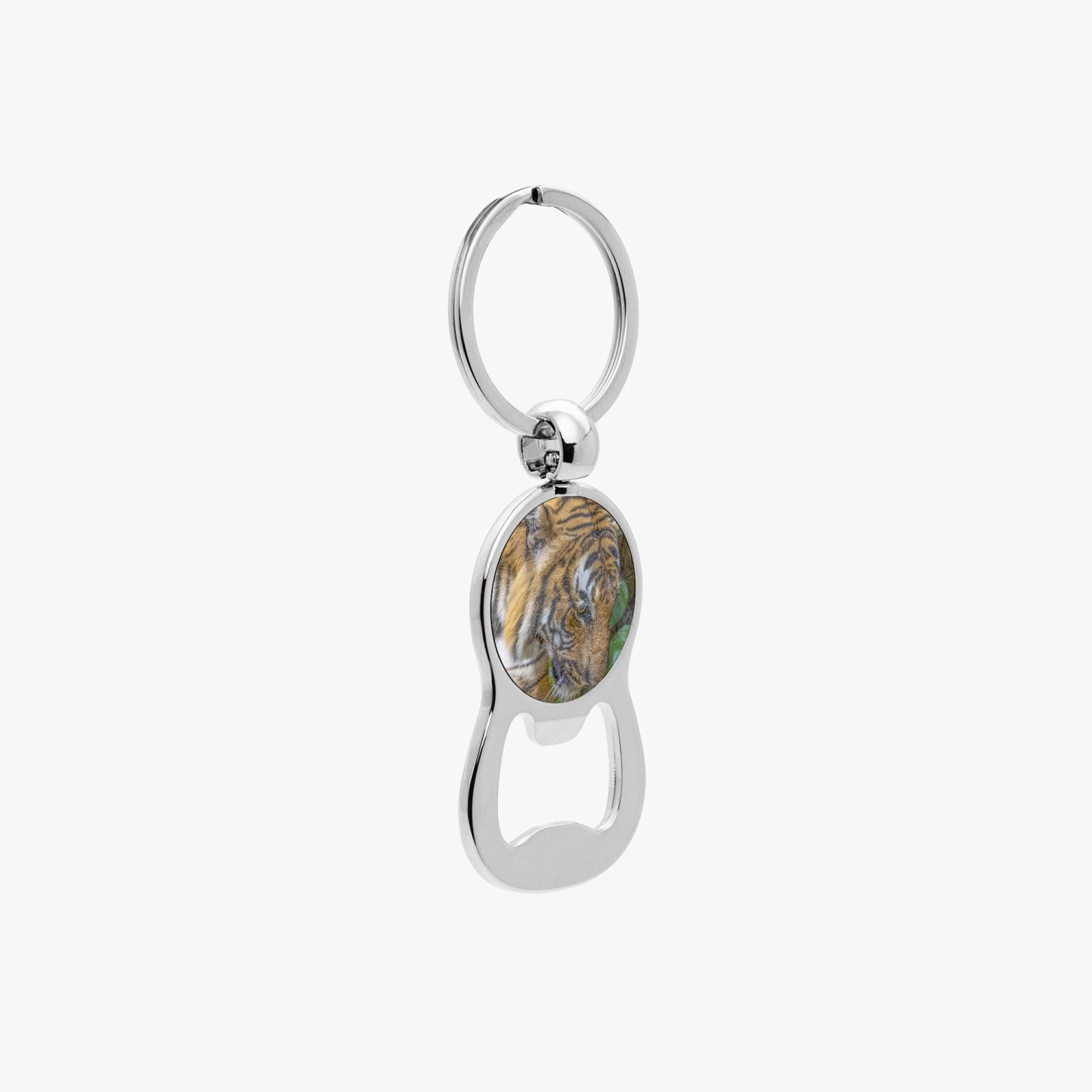 Tiger Bottle Opener Keychain