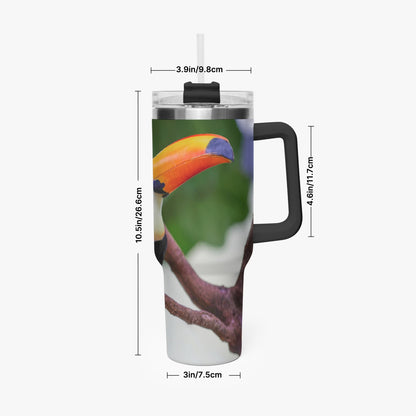 Tucan 40oz Car Tumbler Cup